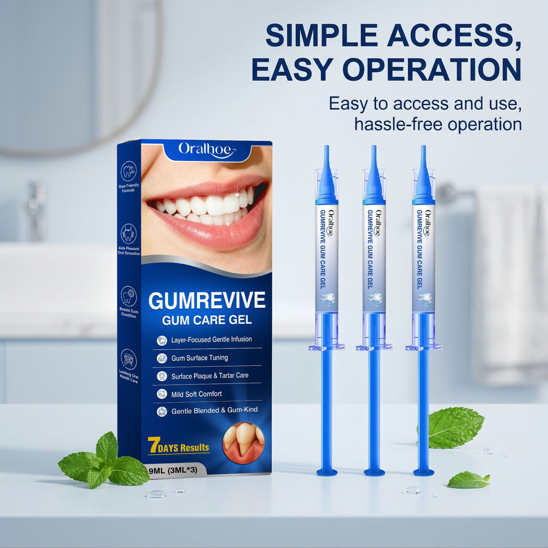Teeth Whitening Gel Syringes - Гель для ухода за полостью рта,