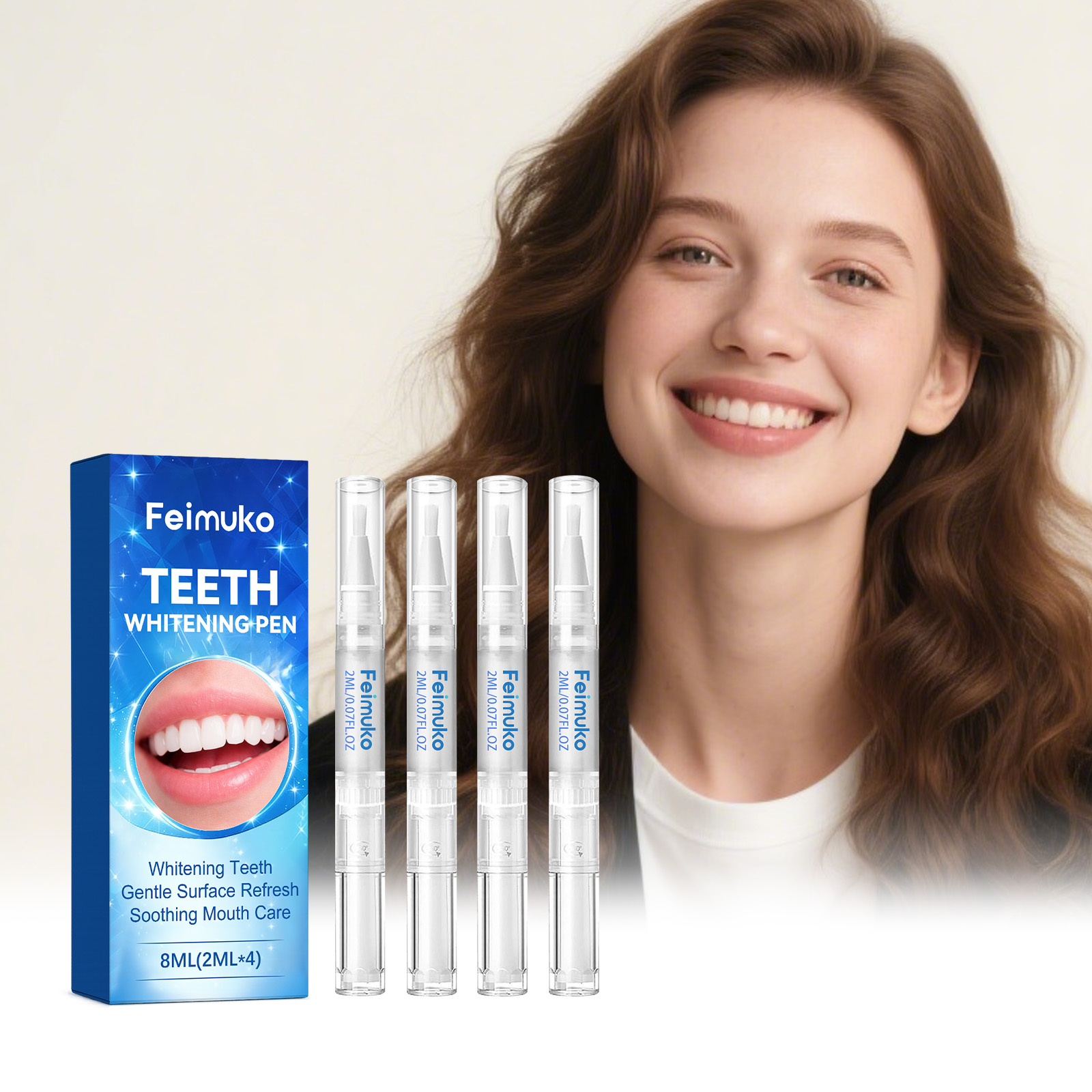 Teeth Whitening Bleaching Kit - Набор из 4-х гелевых ручек для