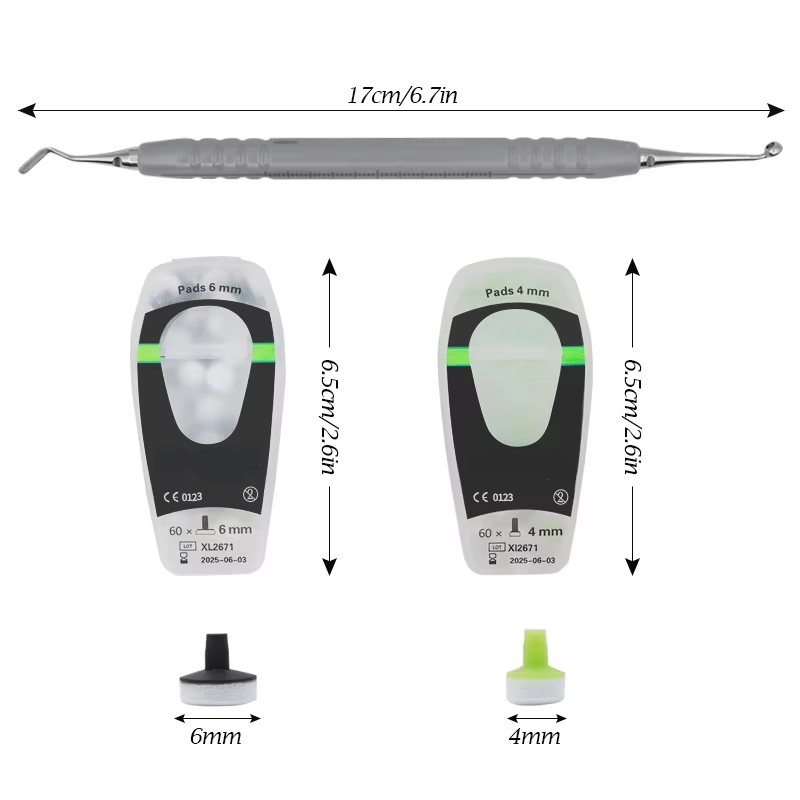 Teeth Whitening Kit With Light - Стоматологический композитный набор с пенопластовой подушечкой,