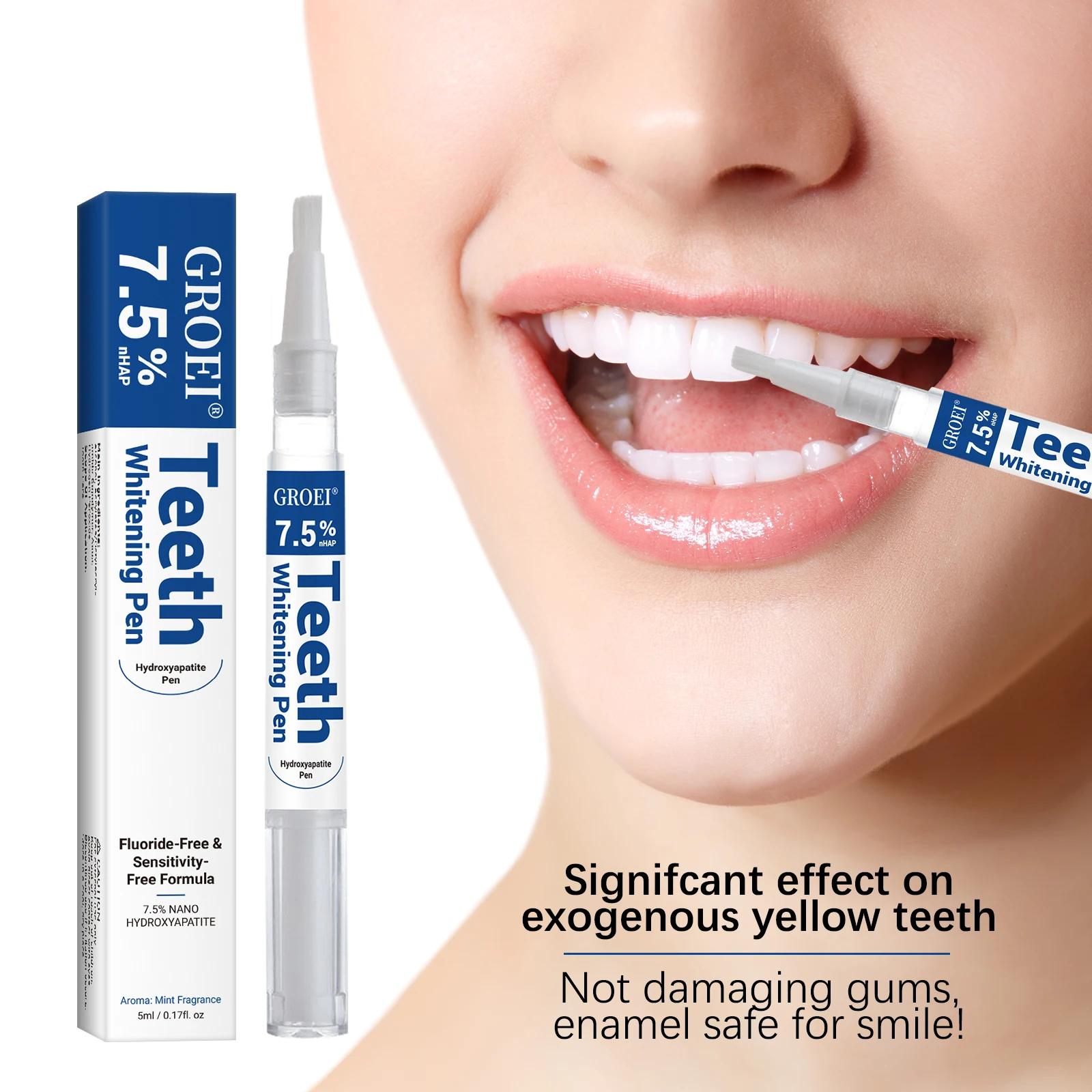 Гидроксипатитовая ручка для от – обзор и цена Teeth Paint Whitening