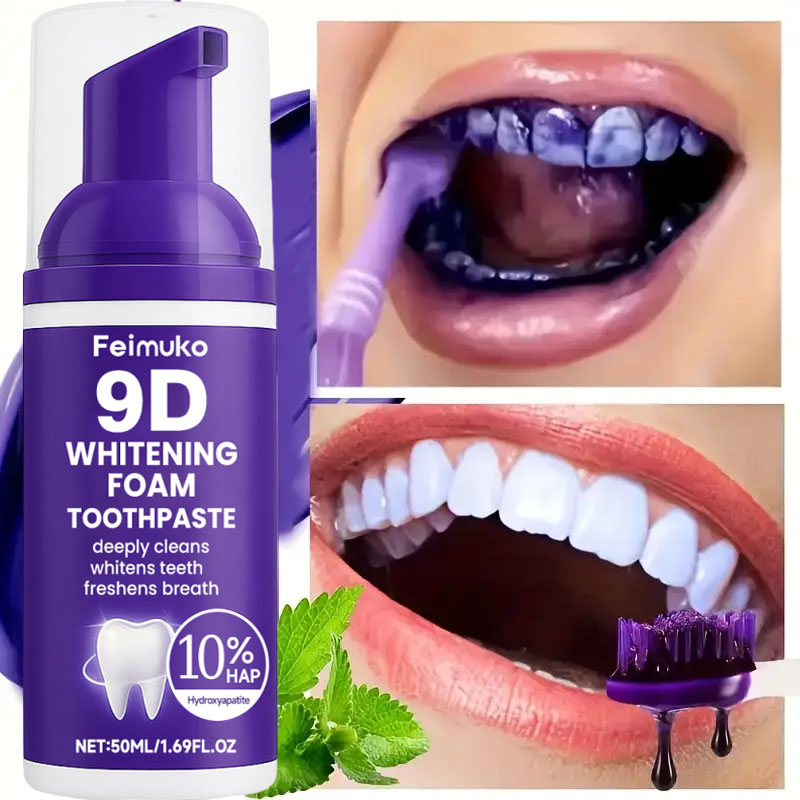 Зубная паста-мусс 9D Purple дл – обзор и цена Teeth Whitening That Works
