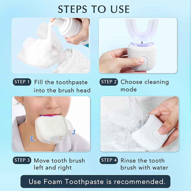 U-образная перезаряжаемая ламп – обзор и цена Teeth Whitening Kit With Light
