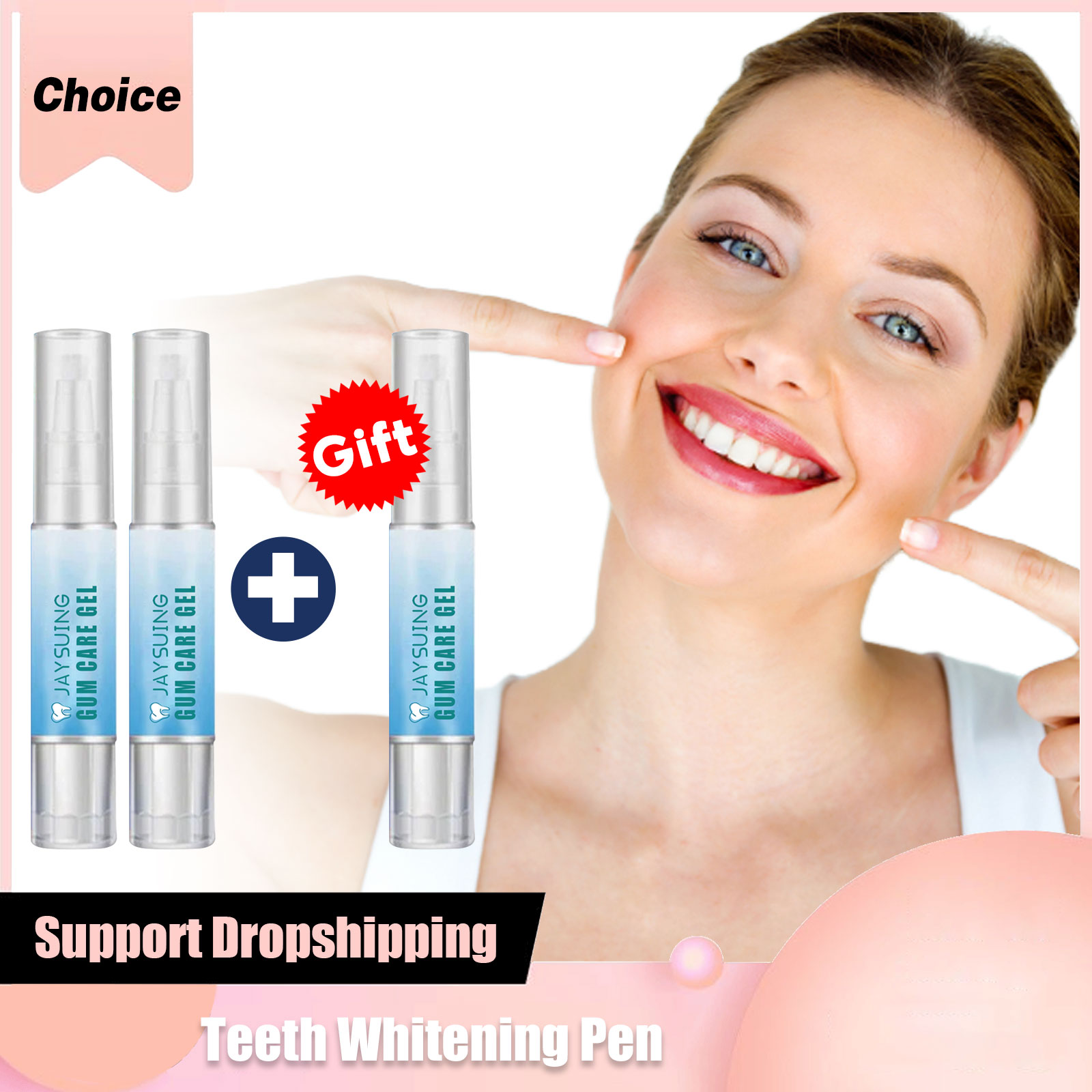 Ослепительная белая ручка для  – обзор и цена Teeth Whitening Bleaching Kit