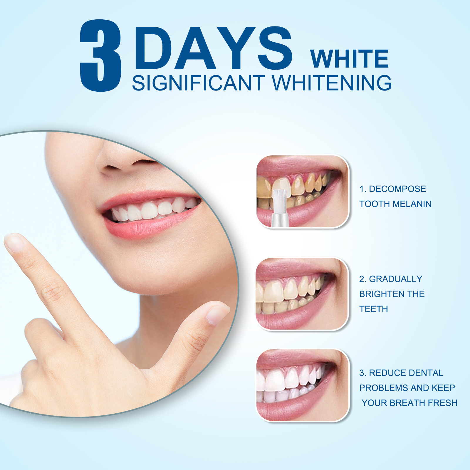 Ослепительная белая ручка для  – обзор и цена Teeth Whitening Bleaching Kit