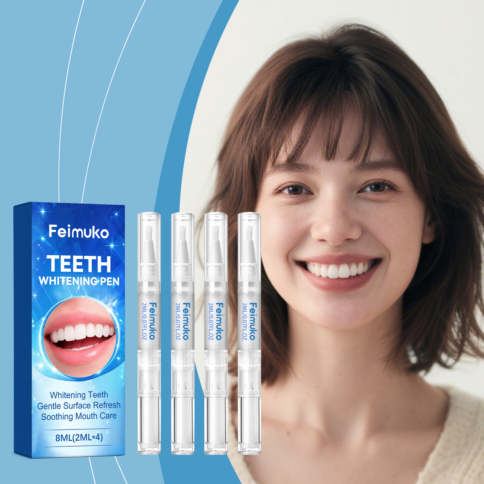 Набор из 4-х гелевых ручек для – обзор и цена Teeth Whitening Bleaching Kit
