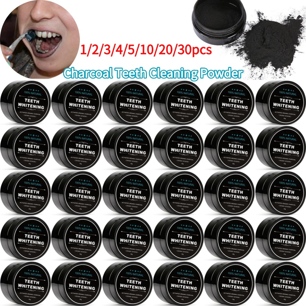 Порошок для отбеливания зубов, – обзор и цена Teeth Whitening Activated Organic Charcoal