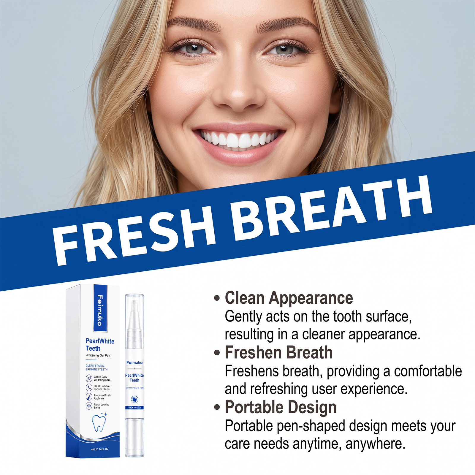 Портативный гель-карандаш для  – обзор и цена Teeth Whitening Gel Pen