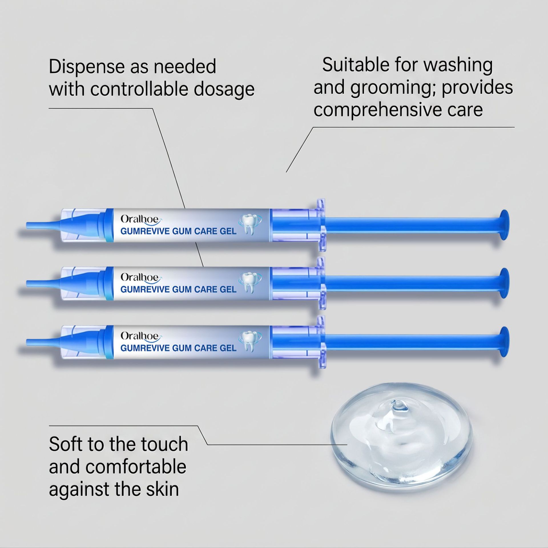 Гель для ухода за деснами, 3 ш – обзор и цена Teeth Whitening Gel Syringes